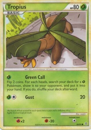 Tropius - 66/95 - Common HGSS - Unleashed Singles