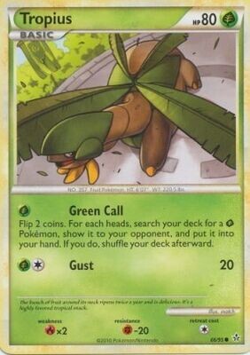 Tropius - 66/95 - Common HGSS - Unleashed Singles