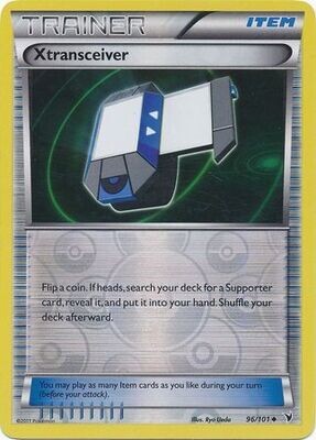 Xtransceiver - 96/101 - Uncommon Reverse Holo Black &amp; White 3: Noble Victories Reverse Holo Singles (Español)