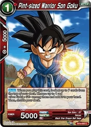 Pint-sized Warrior Son Goku - Cross Worlds (DBS-B03) Cross Worlds