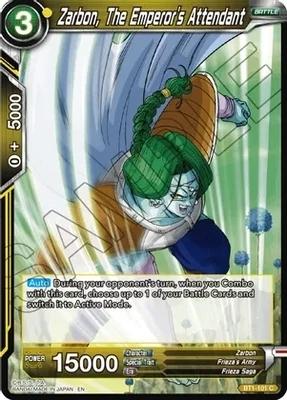 Zarbon, The Emperor&#39;s Attendant (Reprint) - Battle Evolution Booster (EB-01) Battle Evolution Booster