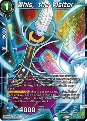 Whis, the Visitor - Dawn of the Z-Legends (DBS-B18)
Dawn of the Z-Legends