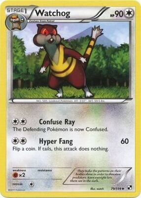 Watchog - 79/114 - Uncommon
Black &amp; White 1: (Base Set) Singles