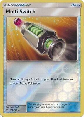 Multi Switch - 129/145 - Uncommon Reverse Holo
Sun &amp; Moon: Guardians Rising Reverse Holo Singles