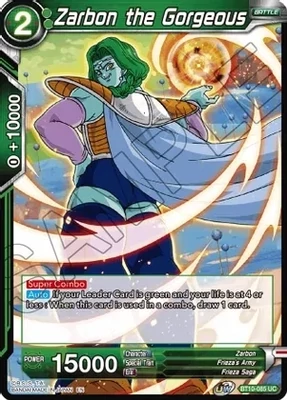 Zarbon the Gorgeous - Rise of the Unison Warrior (DBS-B10)
Rise of the Unison Warrior