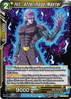 Hit, Afterimage Master - Assault of the Saiyans (DBS-B07) Assault of the Saiyans