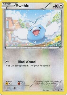 Swablu - 73/108 - Common XY: Roaring Skies Singles