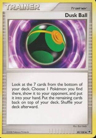 Dusk Ball - 80/100 - Uncommon Diamond &amp; Pearl: Majestic Dawn Singles