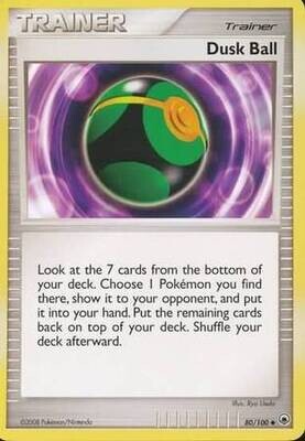 Dusk Ball - 80/100 - Uncommon Diamond &amp; Pearl: Majestic Dawn Singles