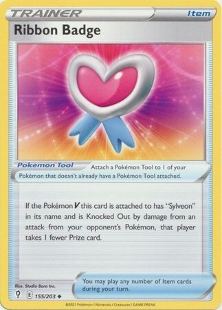 Ribbon Badge - 155/203 - Uncommon
Sword &amp; Shield: Evolving Skies Singles (Español)