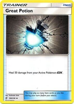 Great Potion - 198/236 - Uncommon
Sun &amp; Moon: Unified Minds Singles