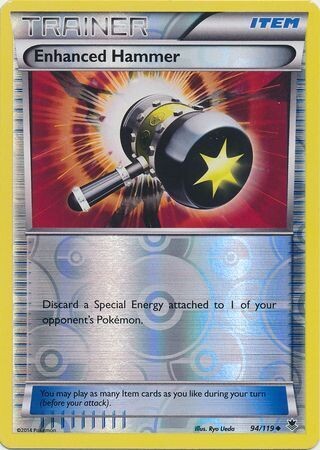 Enhanced Hammer - 94/119 - Uncommon Reverse Holo
XY: Phantom Forces Reverse Holo Singles