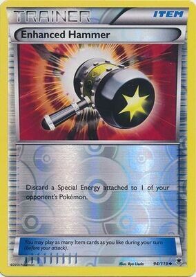 Enhanced Hammer - 94/119 - Uncommon Reverse Holo
XY: Phantom Forces Reverse Holo Singles