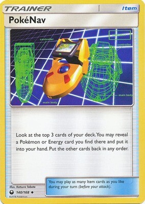 PokeNav - 140/168 - Uncommon Sun &amp; Moon: Celestial Storm Singles