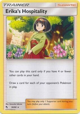 Erika&#39;s Hospitality - 56/68 - Rare Hidden Fates Singles