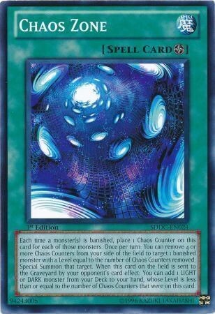 Chaos Zone - SDDC-EN024 - Common 1st Edition Structure Deck: Dragons Collide 1st Edition Singles