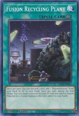 Fusion Recycling Plant - SDAZ-EN025 - Common 1st Edition Structure Deck: Albaz Strike 1st Edition Singles