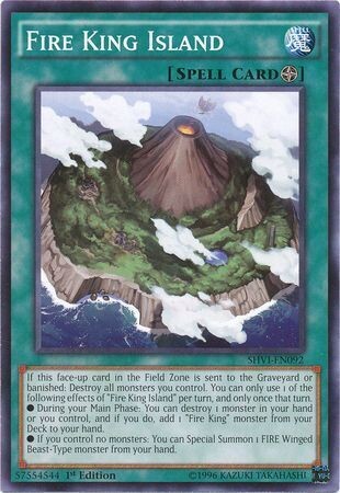 Fire King Island - SHVI-EN092 - Common 1st Edition Shining Victories 1st Edition Singles (espanol)