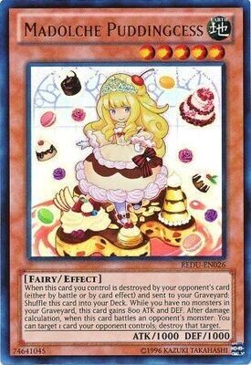 Madolche Puddingcess - REDU-EN026 - Ultra Rare Unlimited
Return of the Duelist Unlimited Singles