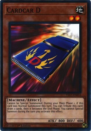 Cardcar D - YS17-EN016 - Common 1st Edition Starter Deck Link Strike Singles