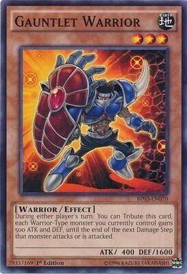 Gauntlet Warrior - BP03-EN070 - Common 1st Edition Battle Pack 3: Monster League 1st Edition Singles