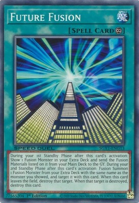 Future Fusion - SGX1-ENG13 - Common 1st Edition Speed Duel GX Duel Academy Box Singles