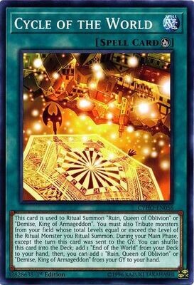 Cycle of the World - CYHO-EN056 - Common 1st Edition Cybernetic Horizon 1st Edition Singles (espanol)
