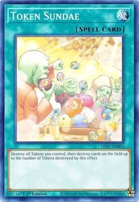 Token Sundae - LED7-EN054 - Common 1st Edition Legendary Duelists: Rage of Ra 1st Edition Singles (espanol)
