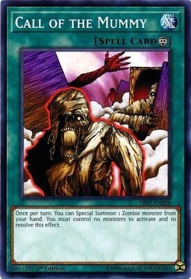 Call of the Mummy - SR07-EN028 - Common 1st Edition Structure Deck: Zombie Horde Singles