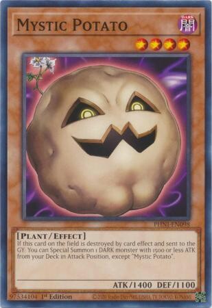 GA Mystic Potato - PHNI-EN098 - Common 1st Edition
Phantom Nightmare 1st Edition Singles