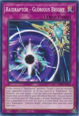 Raidraptor - Glorious Bright - PHNI-EN074 - Common 1st Edition Phantom Nightmare 1st Edition Singles (Espanol)
