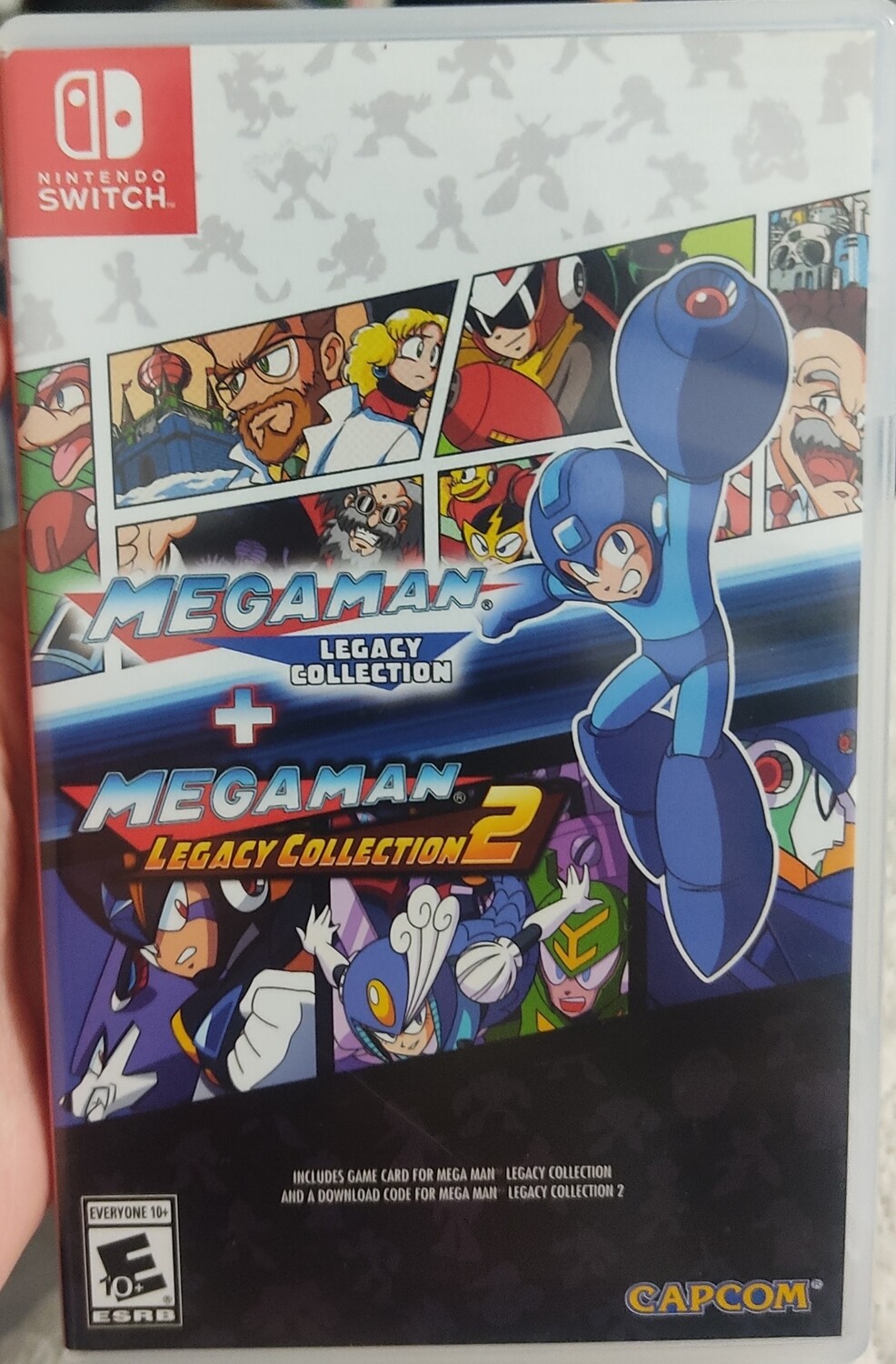 SH MegaMan Legacy Collection 1 y 2 Nintendo Switch Usado Completo