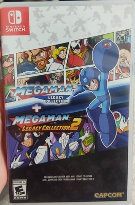 SH MegaMan Legacy Collection 1 y 2 Nintendo Switch Usado Completo