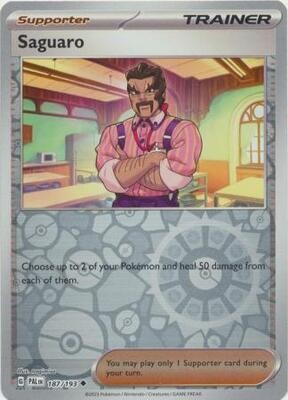 Saguaro - 187/193 - Uncommon Reverse Holo Scarlet &amp; Violet: Paldea Evolved Reverse Holo Singles