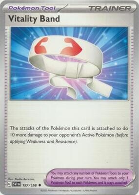 Vitality Band - 197/198 - Uncommon Scarlet &amp; Violet (Base Set) Singles