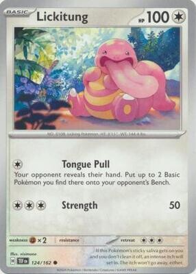 Lickitung - 124/162 - Common Scarlet &amp; Violet: Temporal Forces Singles