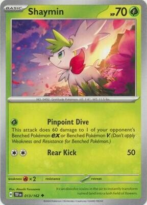 Shaymin - 013/162 - Uncommon Scarlet &amp; Violet: Temporal Forces Singles
