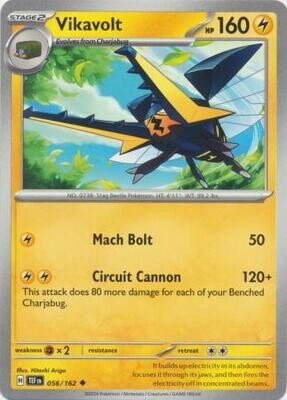 Vikavolt - 056/162 - Uncommon Scarlet &amp; Violet: Temporal Forces Singles