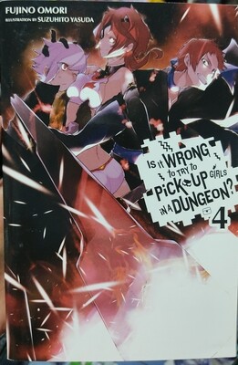 BA19 It is Wrong to try to pick up girls in a dungeon Novela Volumen 4 Ingles
