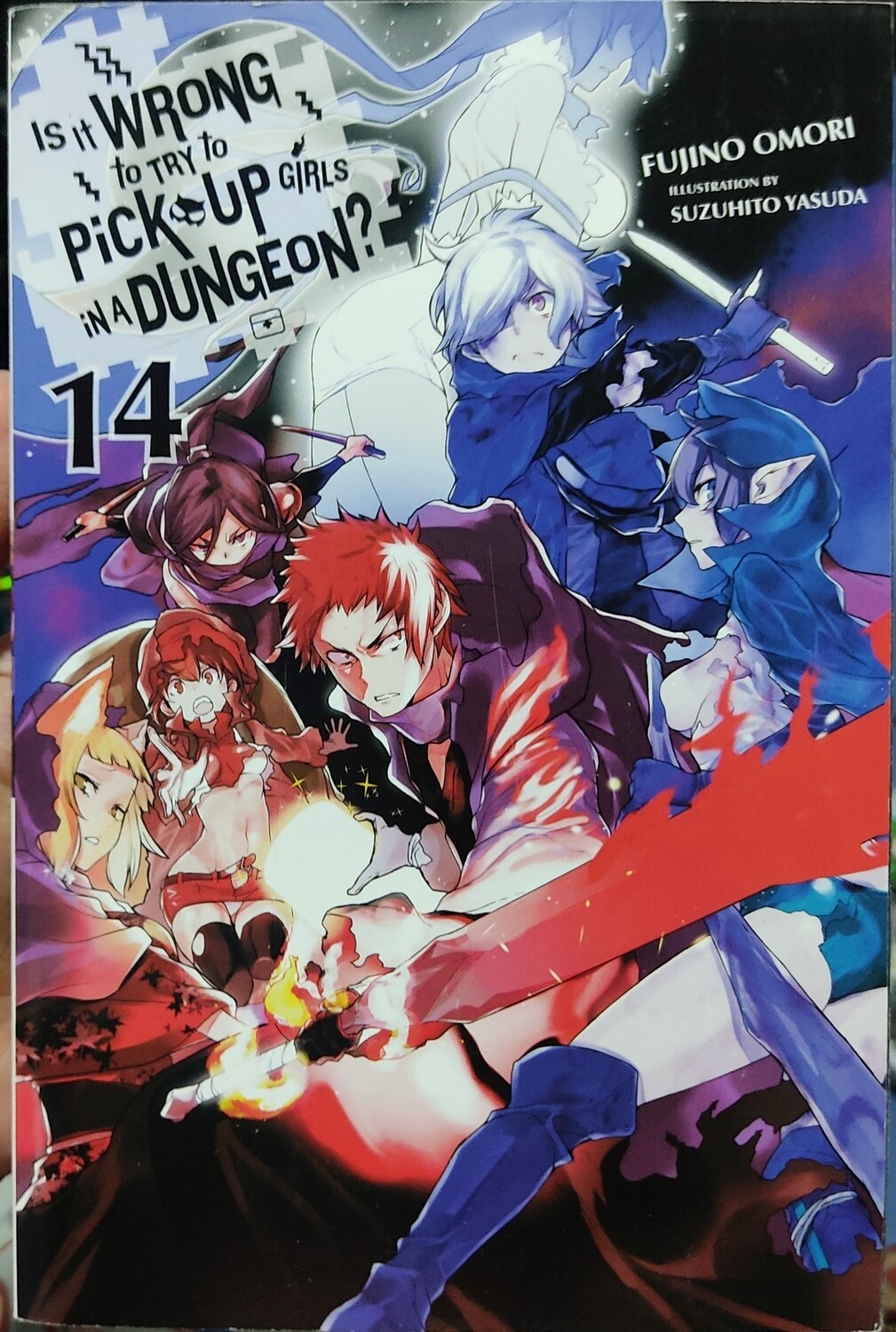 BA19 It is Wrong to try to pick up girls in a dungeon Novela Volumen 14 Ingles