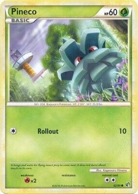 Pineco - 62/90 - Common
HGSS - Undaunted Singles