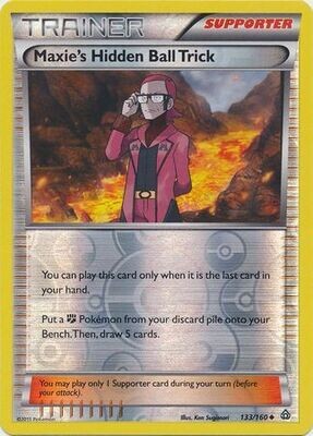 Maxie&#39;s Hidden Ball Trick - 133/160 - Uncommon - Reverse Holo
XY: Primal Clash Reverse Holo Singles