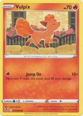 Vulpix - 017/195 - Common
Sword &amp; Shield: Silver Tempest Singles