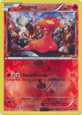 Slugma - 20/146 - Common Reverse Holo
XY (Base Set) Reverse Holo Singles