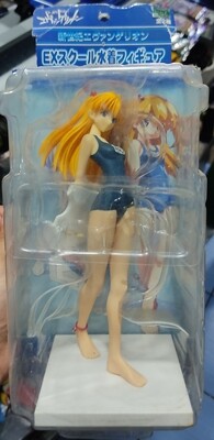 SJ Evangelion Asuka Extra School Swimming Figure EX Figura Anime