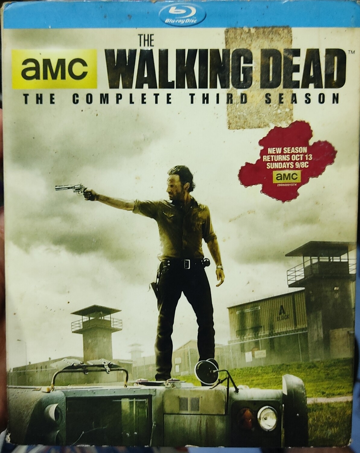 SJ The Walking Dead The Complete Third Season Blu Ray Original Usado Completo