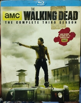 SJ The Walking Dead The Complete Third Season Blu Ray Original Usado Completo