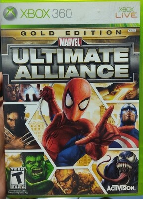 SJ Marvel Ultimate Alliance Gold Edition Xbox 360 Usado Completo