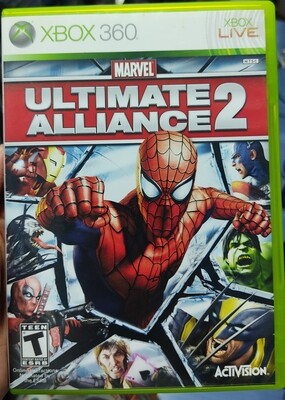 SJ Marvel Ultimate Alliance 2 Xbox 360 Usado Completo