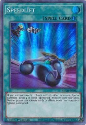 Speedlift - MP20-EN097 - Super Rare 1st Edition 2020 Mega-Tin: Lost Memories 1st Edition Singles